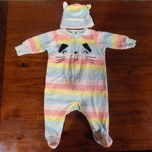 0-3M Sleep & Play Footed Pajamas